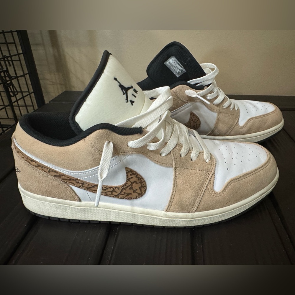 Men’s size 12 Air Jordan low brown elephant Sneakers
